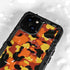 Orange Camo iPhone 15 Plus Waterproof Case